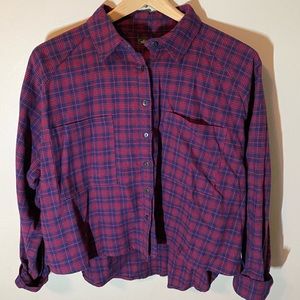 Red and blue flannel